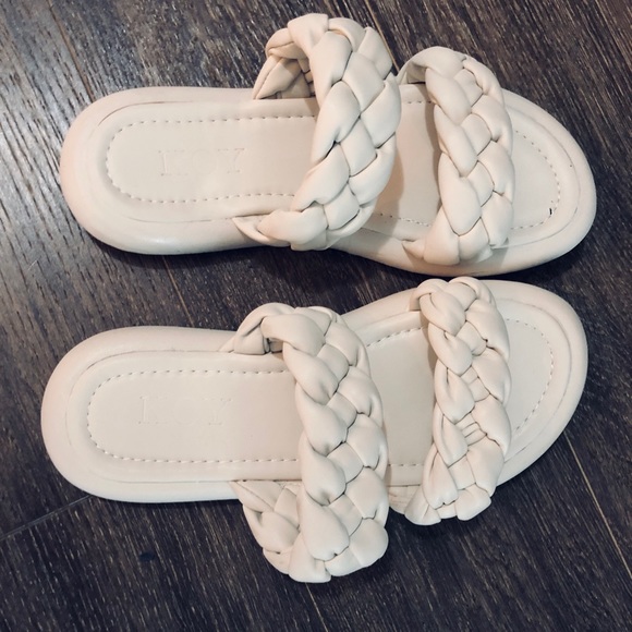 Brand New Chunky Summer Braided Straps Slippers - Picture 8 of 8